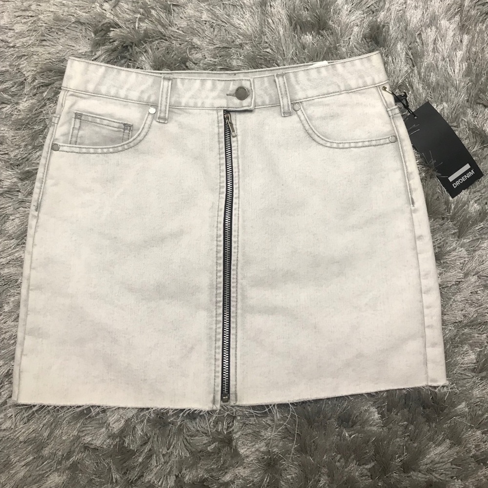 Dr. Denim shirt with zipper/button